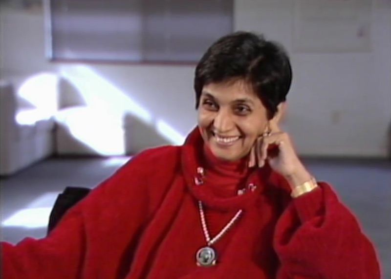 Ma Anand Sheela, second in command of the Rajneeshee cult in Oregon during the early 1980s (Screenshot from Oregon Public Broadcasting)